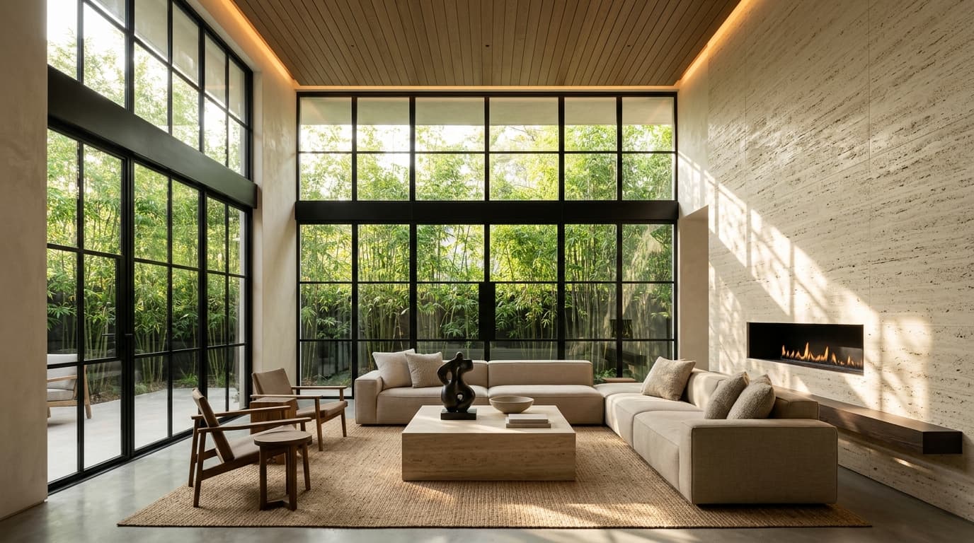 Completed living pavilion handover with turnkey furnishings